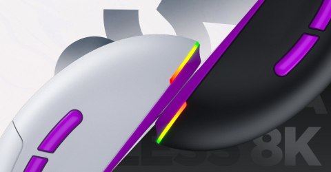 Mysz dla graczy Hator Quasar 3 Ultra 8K Wireless biała