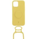 Etui JE PopGrip iPhone 11/Xr 6,1" żółty/rabbit`s paw 30046 (Just Elegance)