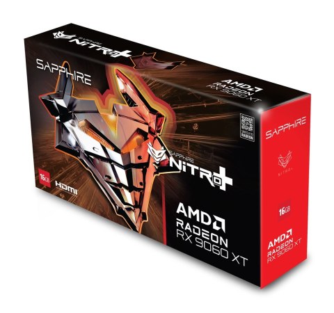Sapphire NITRO+ AMD Radeon RX 9060 XT GPU 8 GB GDDR6