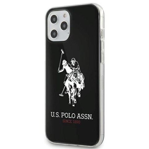 US Polo USHCP12MTPUHRBK iPhone 12/12 Pro 6,1" czarny/black Shiny Big Logo