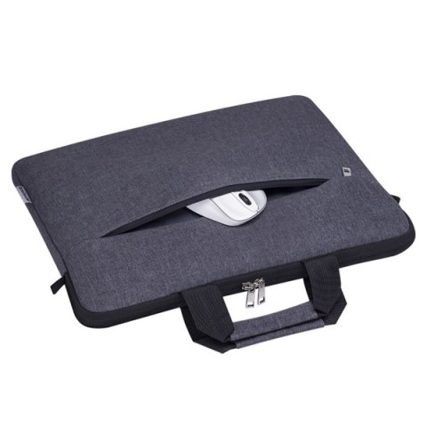 Torba na notebook 15,6", Chic, szara, poliester, Defender
