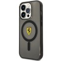 Ferrari FEHMP14LURKK iPhone 14 Pro 6,1" czarny/black hardcase Translucent Magsafe