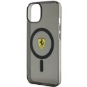 Ferrari FEHMP14SURKK iPhone 14 6,1" czarny/black hardcase Translucent Magsafe