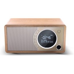 Radio cyfrowe Sharp DR-450(BR), FM/DAB/DAB+, Bluetooth 4.2, funkcja alarmu, brązowy | Sharp | Radio cyfrowe | DR-450(BR) | brązo