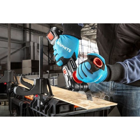 Urządzenie wielofunkcyjne Graphite 58G013, zasilanie akumulatorem, 18V, Li-Ion, 20000osc./min, 3°, Energy+